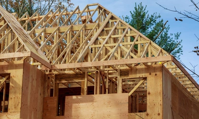 Framing Pro LA detailed roof truss framing for custom home construction project