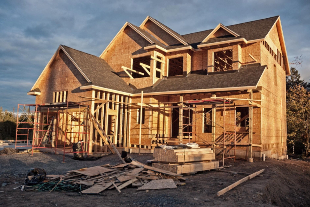 LA Pro Framing new home construction wood framing and roof structure
